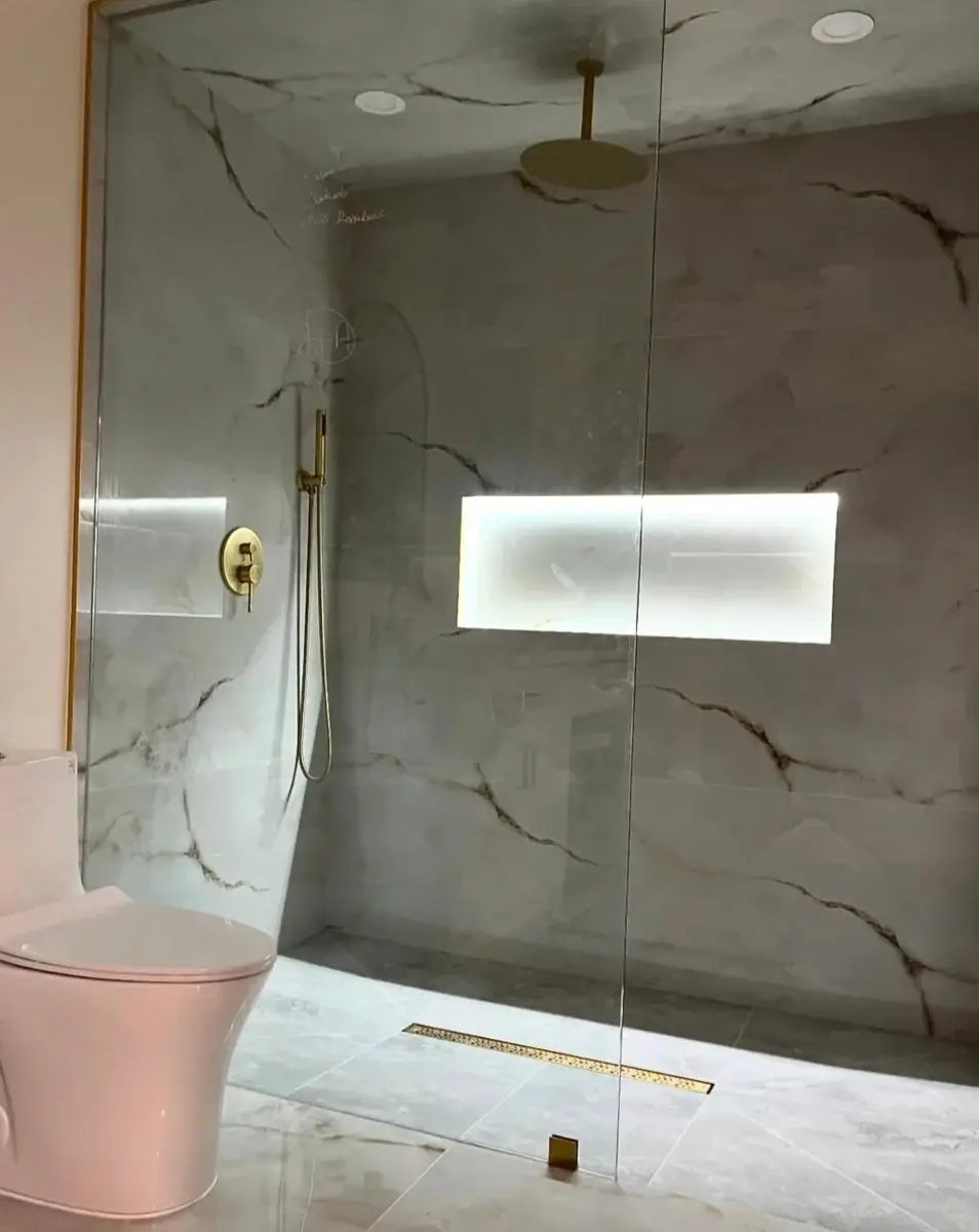 shower installation image form floor heaven in hamilton and stoney creek ontario