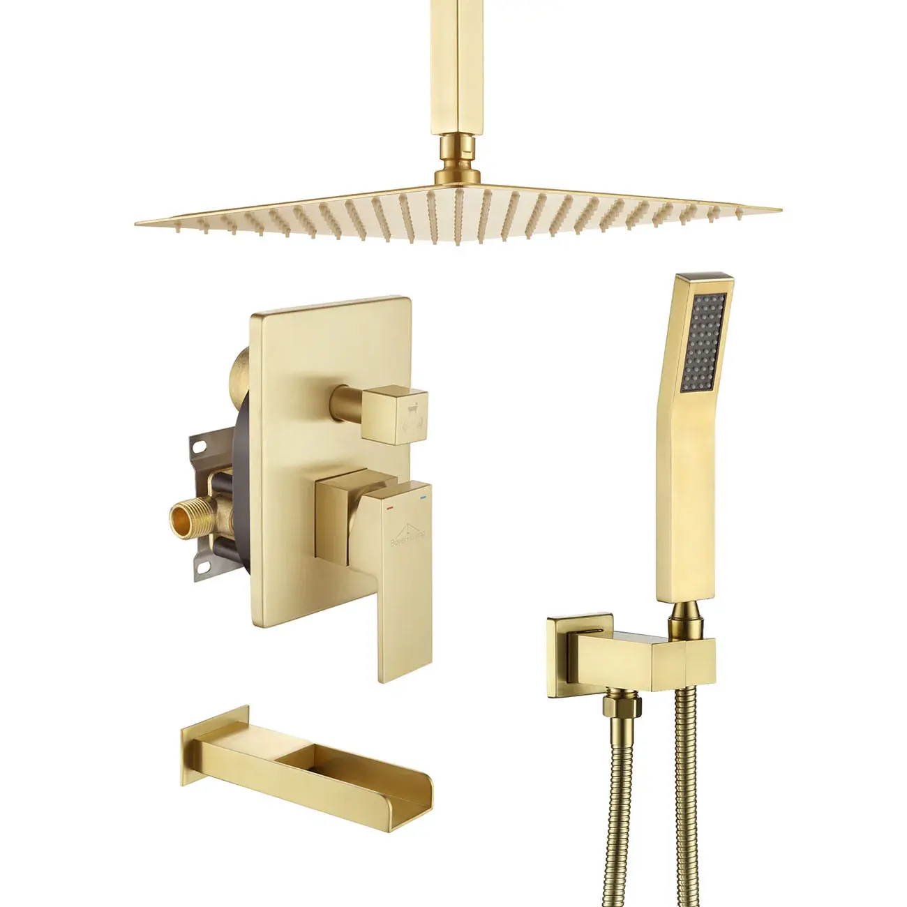 Rain Shower Faucet - Gold