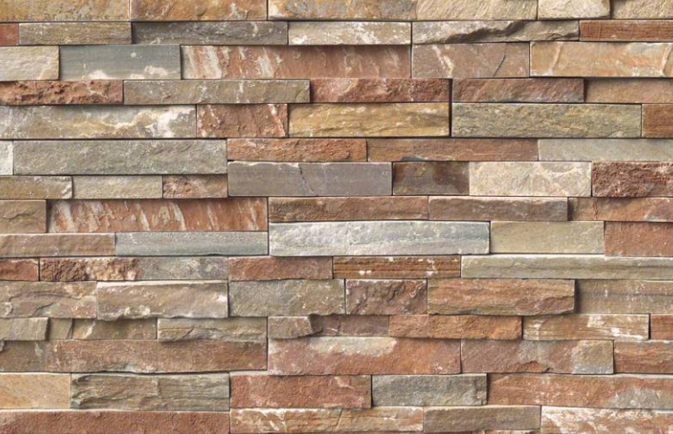 Golden White Stacked Stone