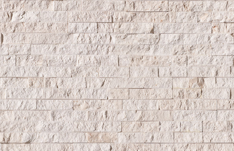 Mayra White Stacked Stone
