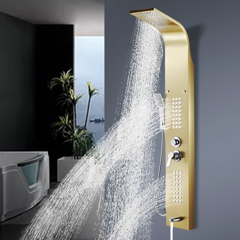 SHOWER PANEL GOLD